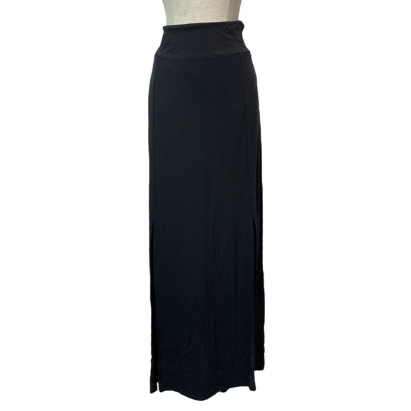 White House Black Market Skirts Whbm Double Slit Maxi Skirt M